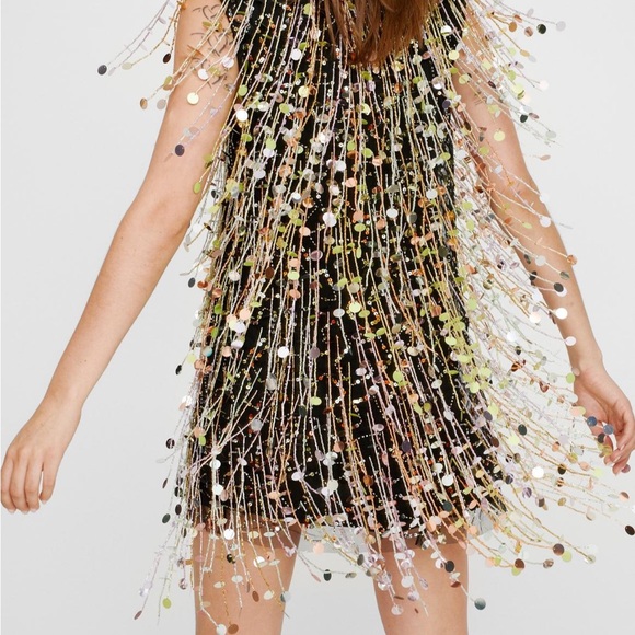 NWT Nasty Gal tassel dress - Picture 3 of 5